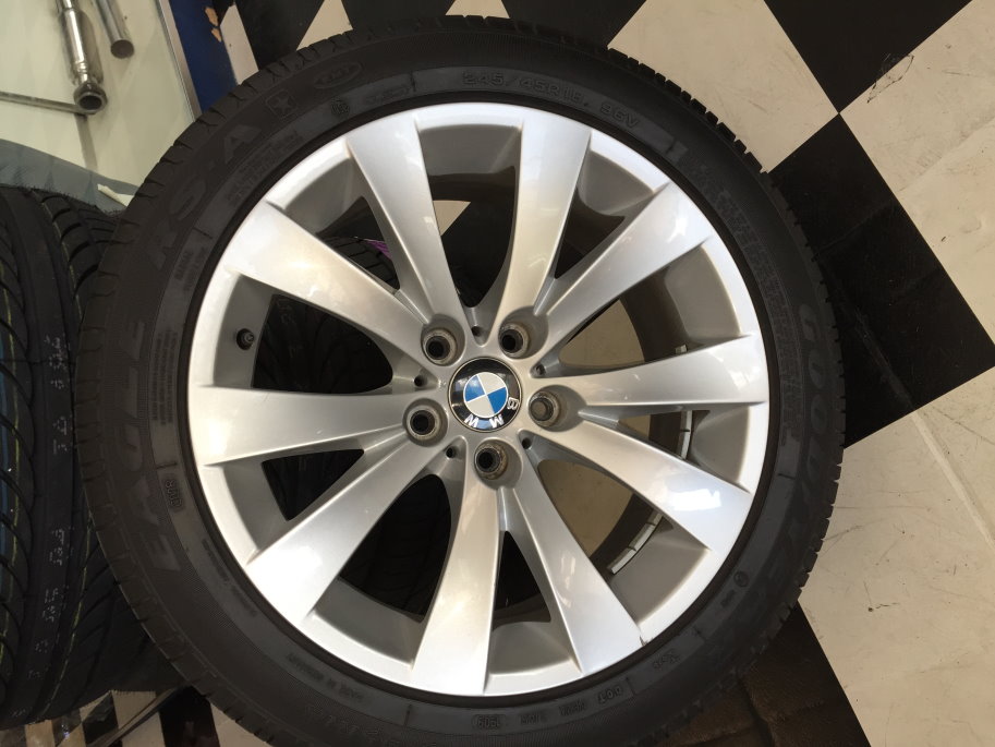 Set w/tires 18" BMW wheels 5 series E39 96-03, 6 series all year